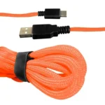 Cable USB Tipo C Trenzado VSG Aquila Naranja - Imagen 2