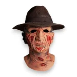 A Nightmare on Elm Street - Freddy Krueger con Sombrero Fedora Máscara Deluxe