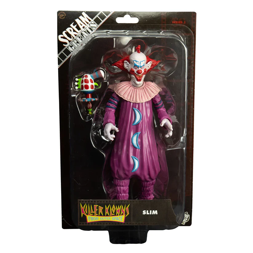 TTMGM124-screamgreats-killer-klowns-slim-packaging-cover_2048x_647497a4-1f0d-4b0b-984f-47468d194182 TRICK OR TREAT - Scream Greats: Killer Klowns from Outer Space - Slim (Figura de 8") - Imagen 1